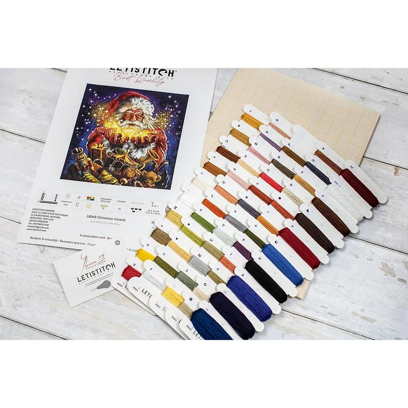 Letistitch Christmas Miracle Counted Cross Stitch Kit