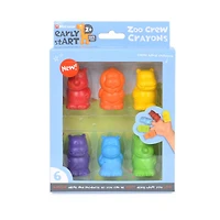 Micador® early stART® Zoo Crew Crayons, 6ct.
