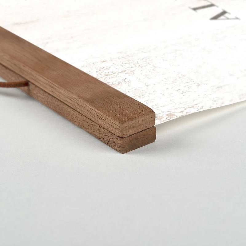 A Few Blessings and A Lot of Coffee Teak Hanging Canvas