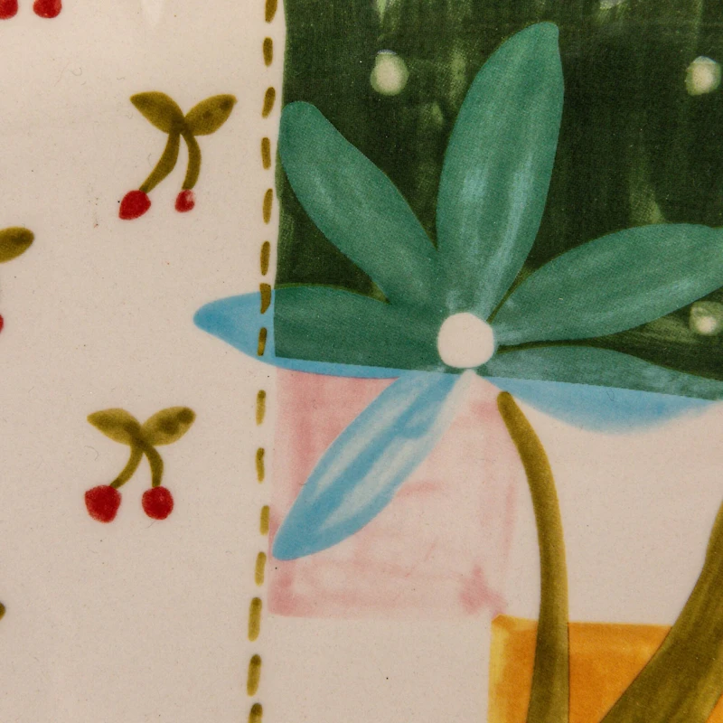 Hello Honey® 14.5" Picnic Daydream Stoneware Platter