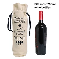 Personality Case™ Coffee Canvas Wine Bag