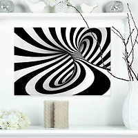 Designart - Spiral Black n White