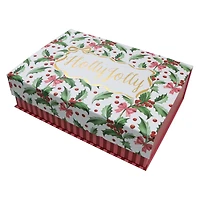 Small Holly Jolly Decorative Box by Ashland®