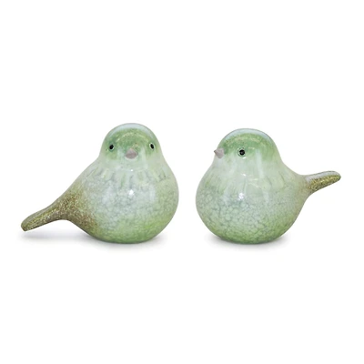 3" Terracotta Bird Tabletop Sitter Set, 4ct.