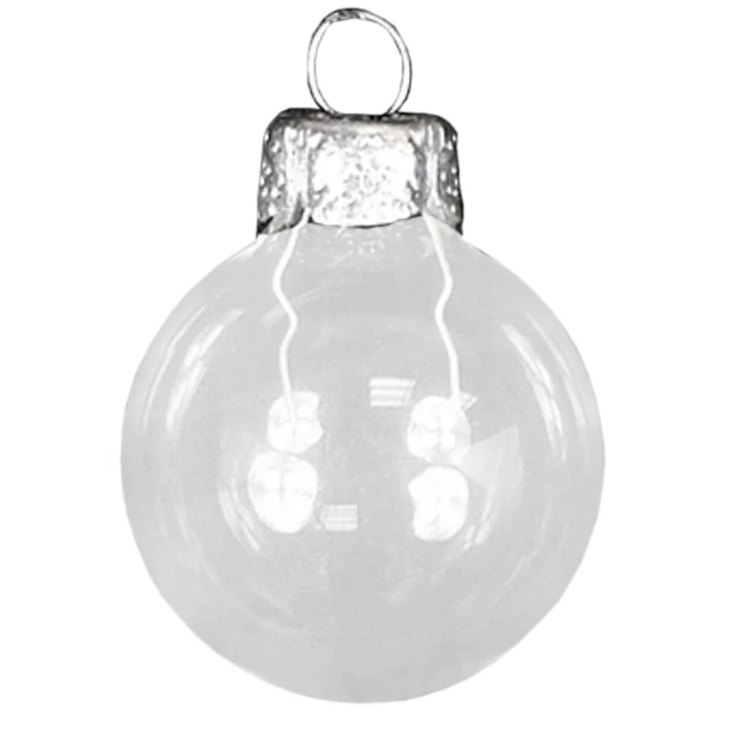 Whitehurst 40ct. 1.5" Clear Glass Ball Ornaments