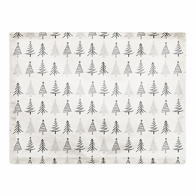 Designs Direct Christmas Trees 18" x 14" Cotton Twill Placemat