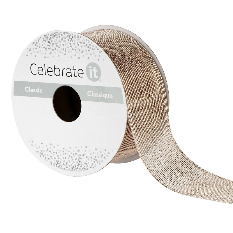 1.5" x 3yd. Metallic Mesh by Celebrate It