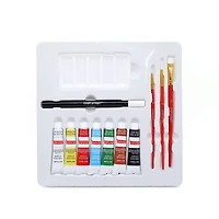 11" x 11" Santa & Woodland Critters Canvas Painting Kit by Artist's Loft™