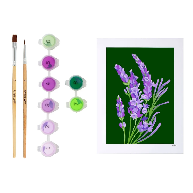 Lavender Paint-by-Number Framed Mini Kit by Artist's Loft®