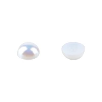 7.5mm White AB Round Flatback Plastic Pearls, 4,000ct. by Bead Landing™