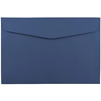 JAM Paper 6" x 9" Presidential Blue Booklet Premium Envelopes, 25ct.