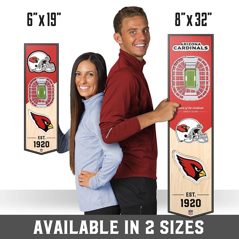 6" x 19" 3D StadiumView Banner