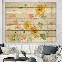 Designart - Floursack Florals I