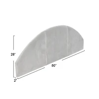 Hello Honey® NoSom Gray Upholstered Velvet Panel Arched Headboard