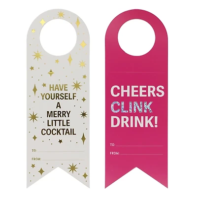 Pink & White Bottle Gift Tags, 2ct. by Ashland®