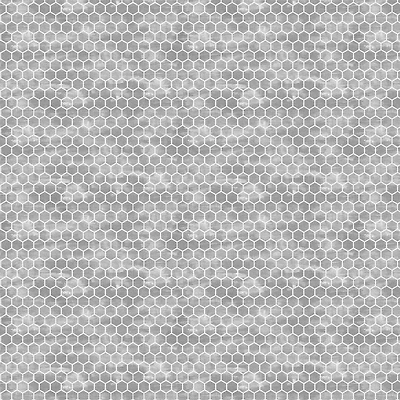 Fabric Editions Gray Honeycomb Cotton Fabric