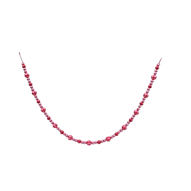 6ft. Pink & Red Jolly Ball Garland by Ashland®