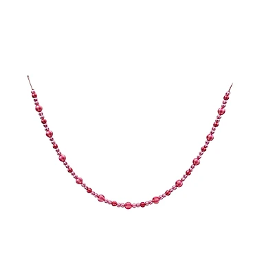 6ft. Pink & Red Jolly Ball Garland by Ashland®