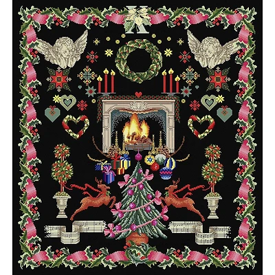 Thea Gouverneur Christmas Design Cross Stitch Kit