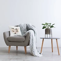 Stupell Industries Strength in Unity Powerful Handprint Heart Shape Throw Pillow, 18" x 18"