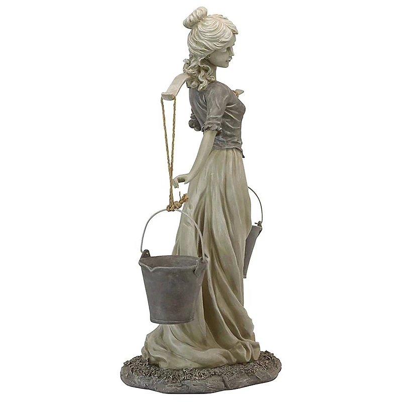 Design Toscano 29.5" Magdalene the Danish Milkmaid Garden Woman Statue
