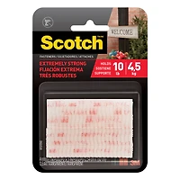 3M Scotch™ Clear Heavy-Duty Fastener Strips, 4ct.