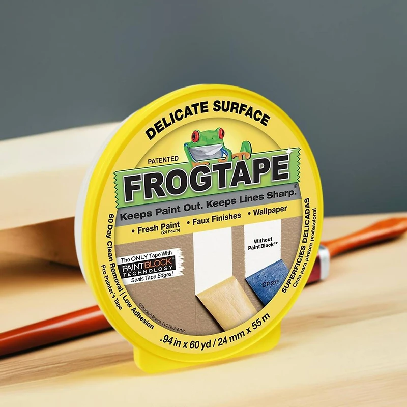 FrogTape® Yellow Delicate Surface Painter's Tape , 0.94" x 60yd.