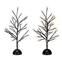 Hello Honey® 17" Black Metal Tree with 32 LED Lights