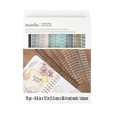 12" Multicolor Binding Wires, 16ct. by Recollections™