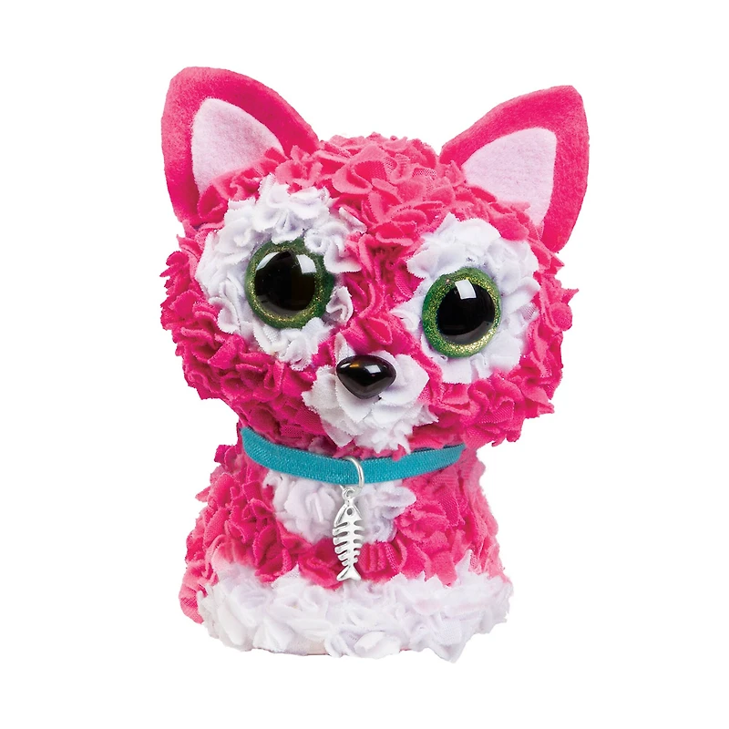 12 Pack: Assorted PlushCraft™ 3D Animal Kit