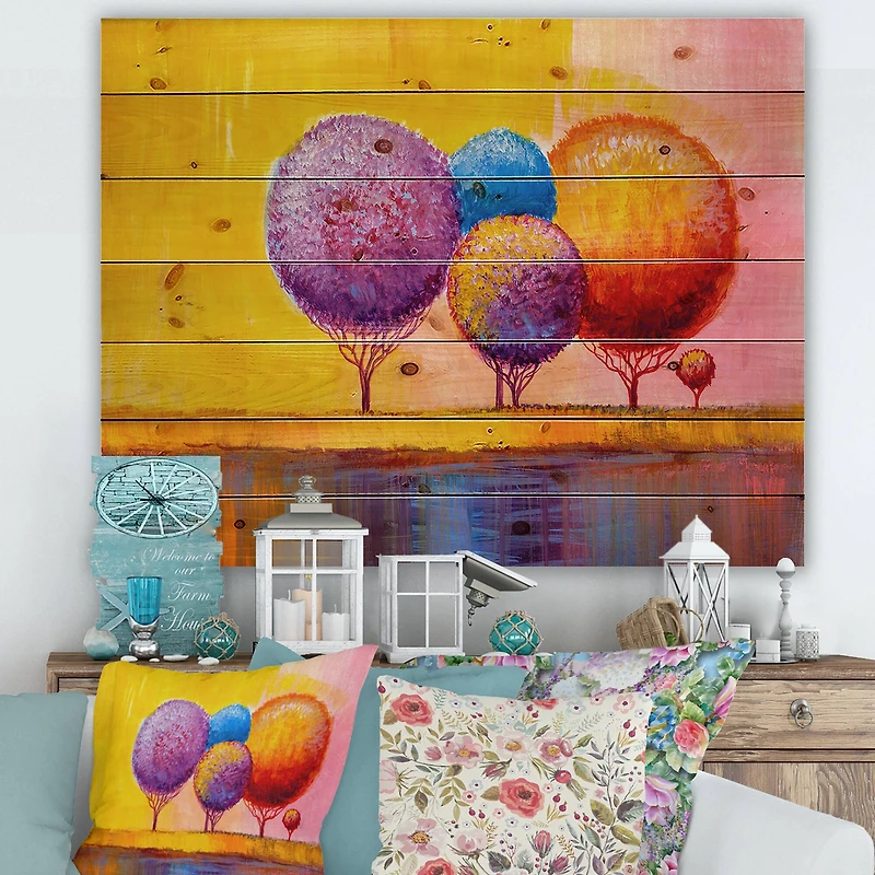 Designart - Autumn Fantasy Trees I