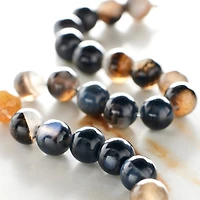 Tuxedo Agate Round Beads by Bead Landing®, 8mm