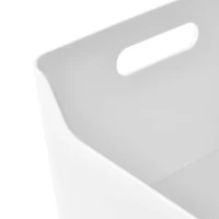 6 Pack: Extra Large White Open Storage Bin by Simply Tidy®
