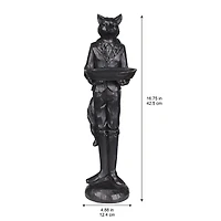 16.75" Fox Butler Statue Tabletop Décor by Ashland®