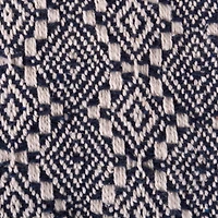 DII® Navy Diamond Stitch Throw