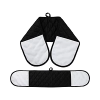 Craft Express Pot Holder Double Mitt With Pockets Set