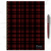 TF Publishing 2025-2026 Gwen Plaid Large Weekly/Monthly Planner