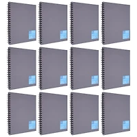 12 Pack: Gray Wirebound Sketchbook by Artist's Loft™, 8.5" x 11"
