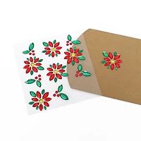 Poinsettia Bling Stickers by Recollections™
