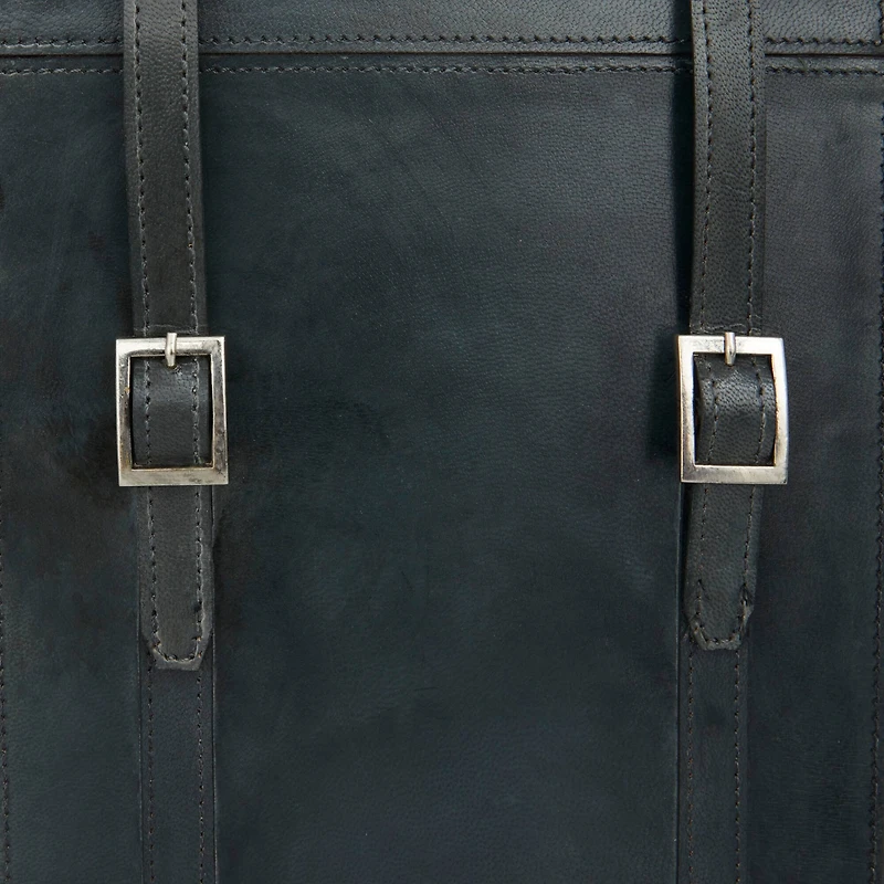 Blue Modern Wine Holder, 9" x 5" x 16"