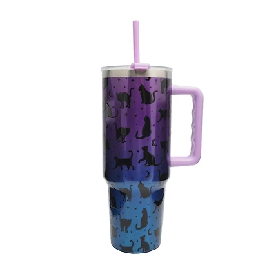 40oz. Iridescent Cat Stainless Steel Insulated Tumbler by Ashland®