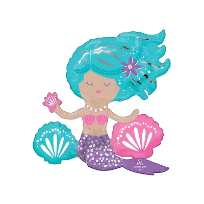 18" Shimmering Mermaid Foil Balloon