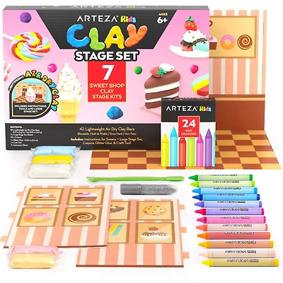 Arteza® Kids Sweet Shop Medium Stage Clay Kit