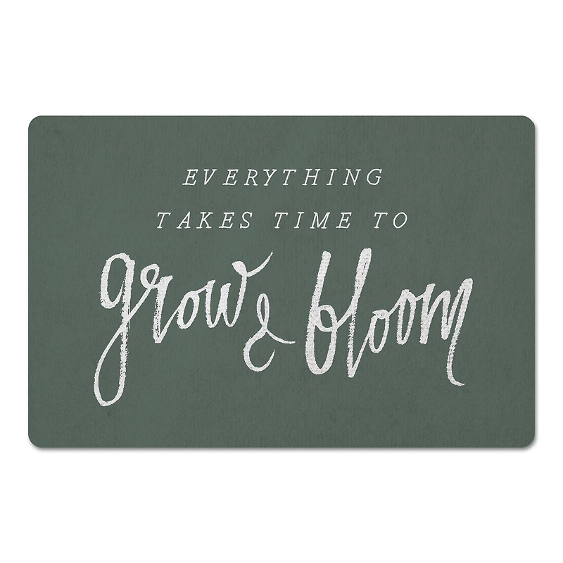 Everything Takes Time 18" x 27" Floor Mat