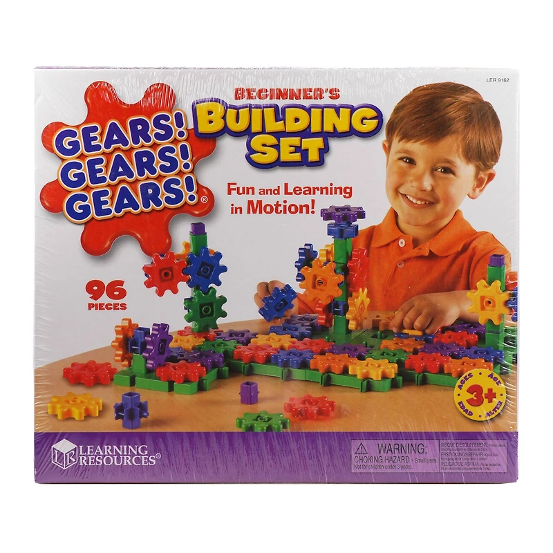 Learning Resources® Gears! Gears! Gears! 100-Piece Deluxe Building Set