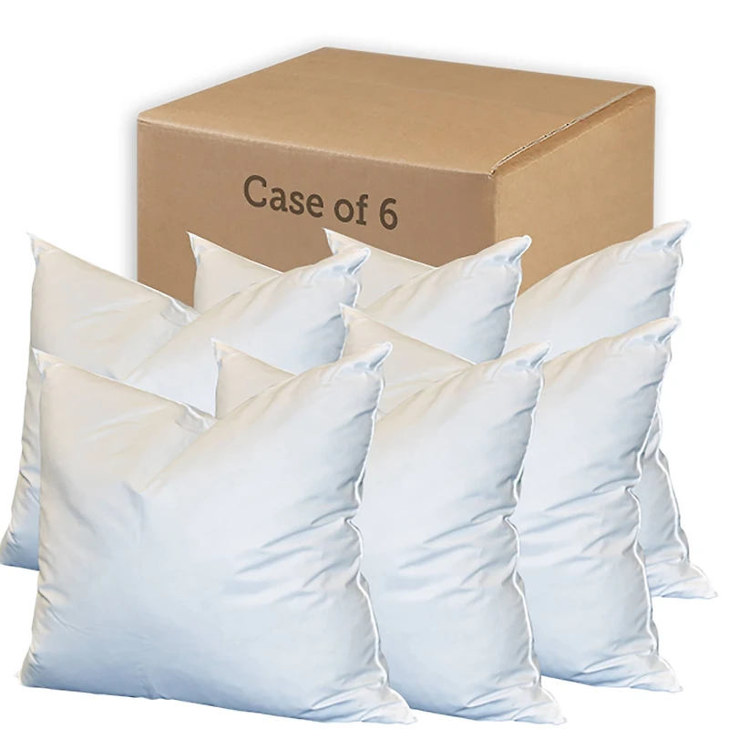 Feather-fil® 6ct. Luxurious Feather & Down Pillows, 22" x 22"