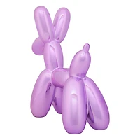 11" Electroplated Purple Balloon Dog Figurine