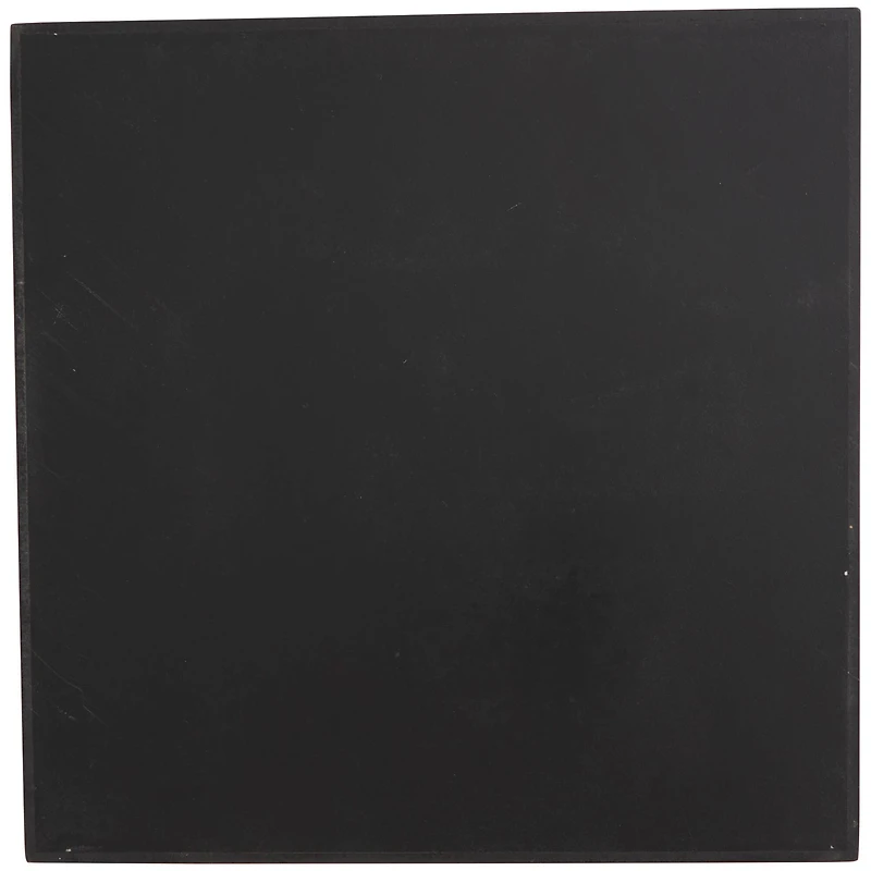 14" x 14" Brown Wooden Tic Tac Toe Game Set with Gold X & O Pieces