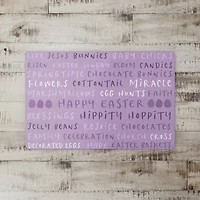 Easter Stuff Purples Mat 27" x 18" Floor Mat