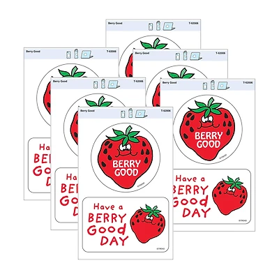 TREND Enterprises® Berry Good Vinyl Stickers, 6 Packs of 2